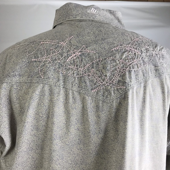 RU Western Cowboy Pearl Snap Shirt - Picture 7 of 16
